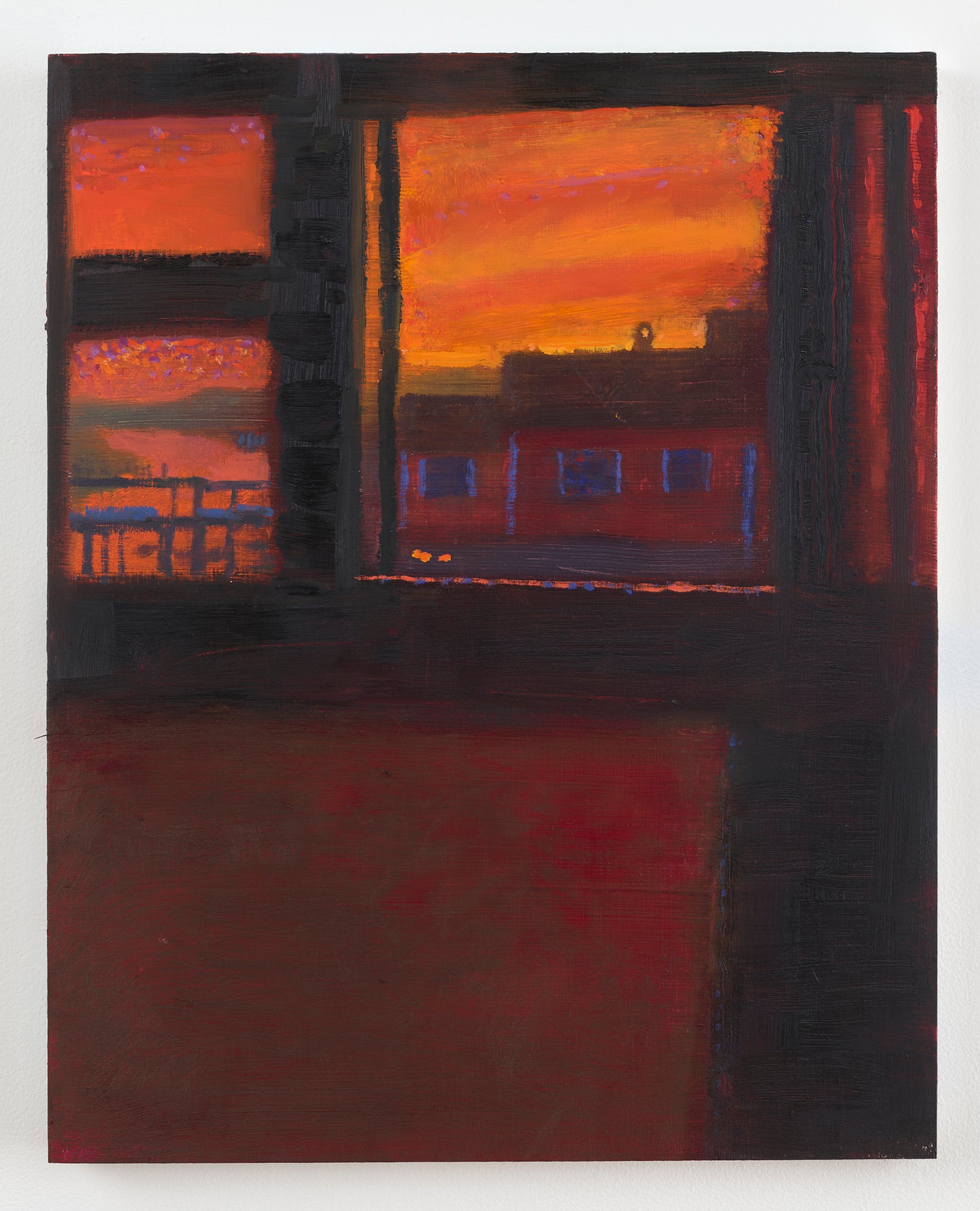 Elisa Jensen "Vinalhaven, Wildfire Sunset"